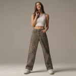 Leopard Print Jeans